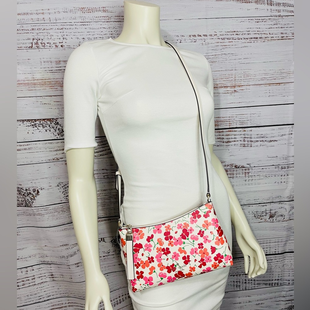 New with Tag Kate Spade Sadie Sunny Floral Printed Crossbody